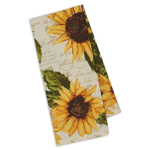 Rustic Sunflowers Table Linens - Rustic Sunflowers Printed