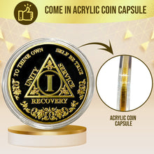 Load image into Gallery viewer, JuniWon - 1 Year Alcoholics Anonymous Medallion AA Coin