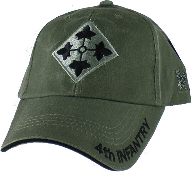 4th Infantry Division Green Low Profile Cap