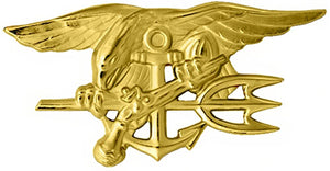 NAVY BADGE: SPECIAL WARFARE - REGULATION SIZE