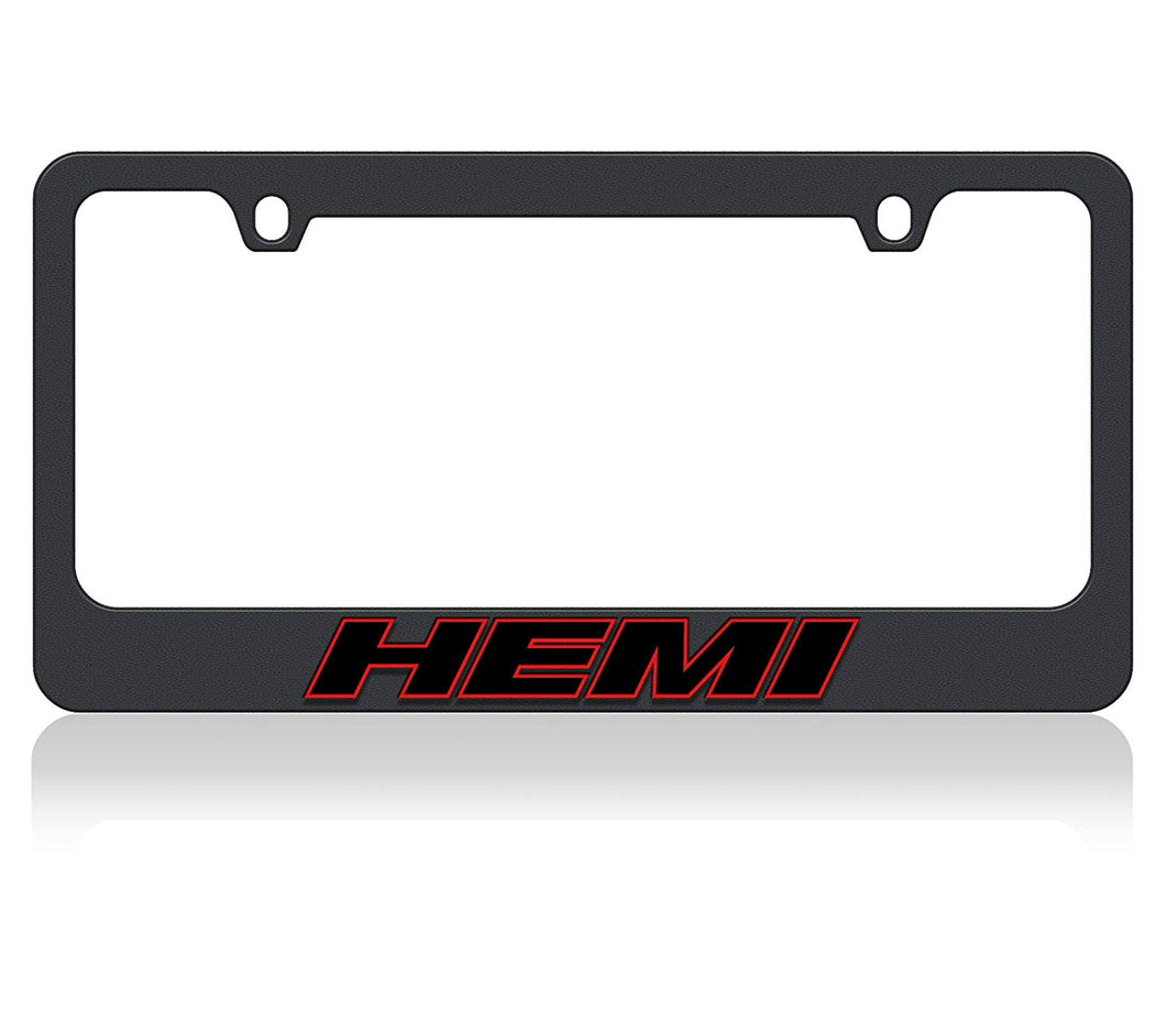 Black License Plate Frame