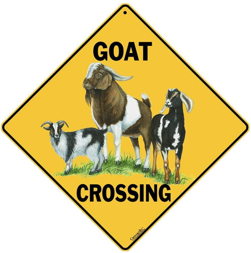 X195 - Goat Crossing Sign