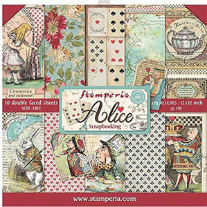 Pack 10 sheets double face 12"x12" - Alice