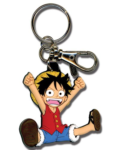 One Piece SD Luffy PVC Keychain