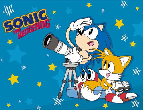 Sonic & Tails Telescope Throw Blanket
