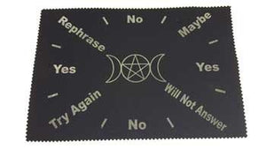 8"x12" Triple Moon Pentagram pendulum map