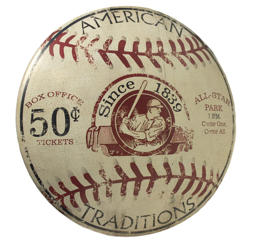 Vintage Baseball Dome Sign